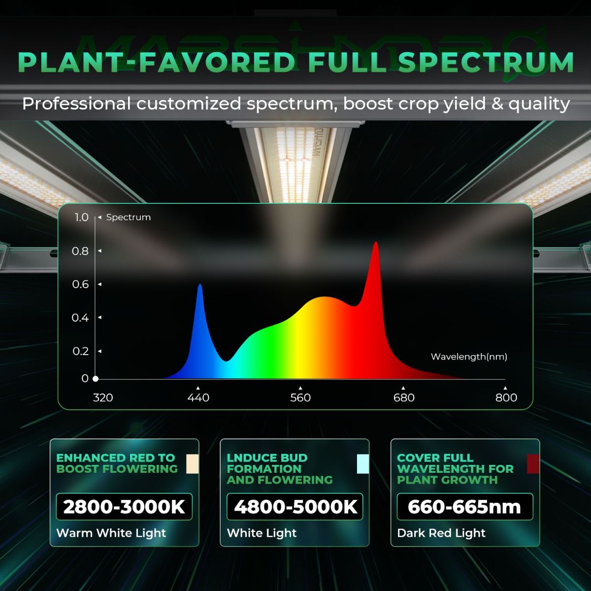 Mars Hydro FC-E6500 EVO & 5'x5' Complete Grow Tent Kit