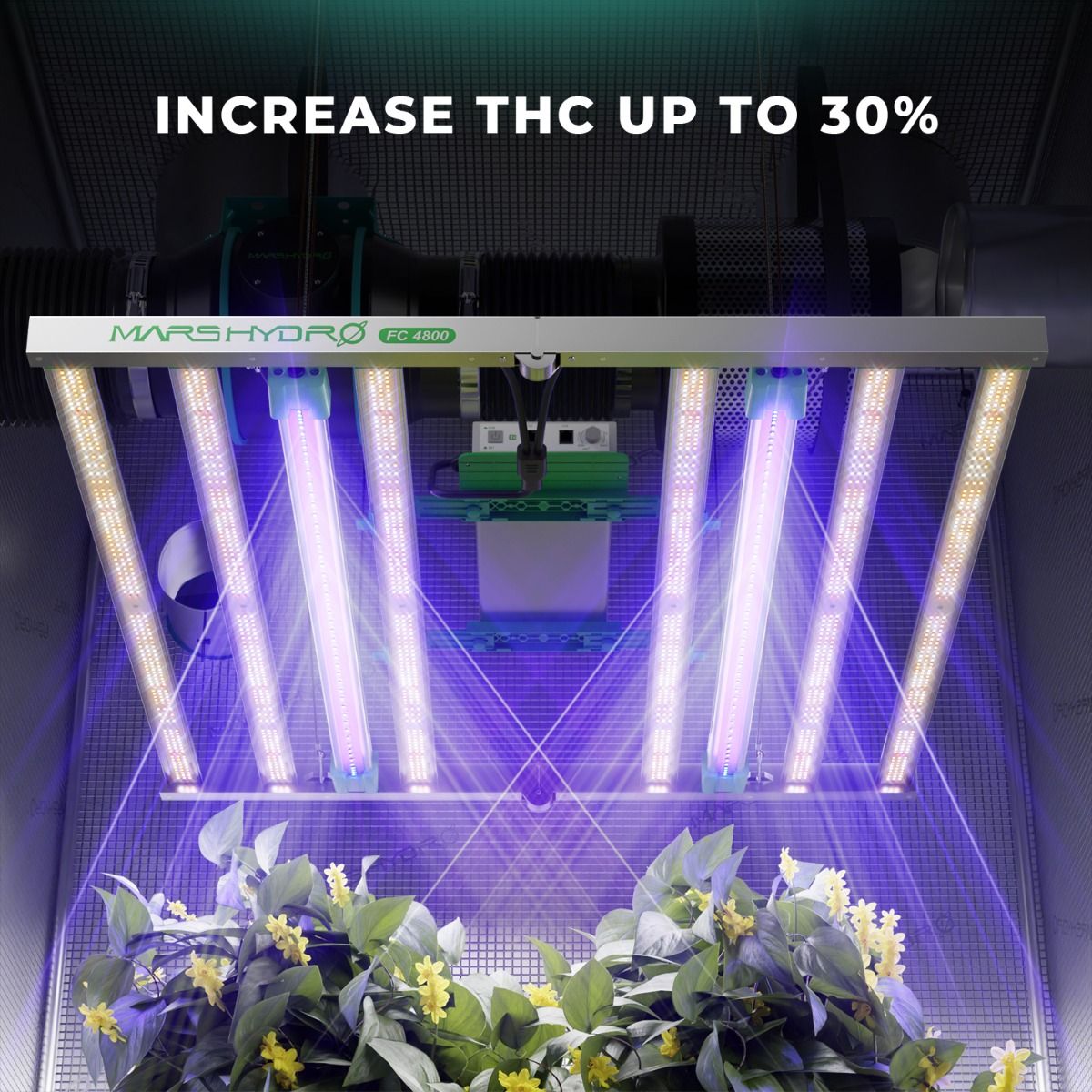 Mars Hydro Adlite UV30+IR15+Deep Red R30 Supplemental LED Grow Light Bars (3 x 2-pack)