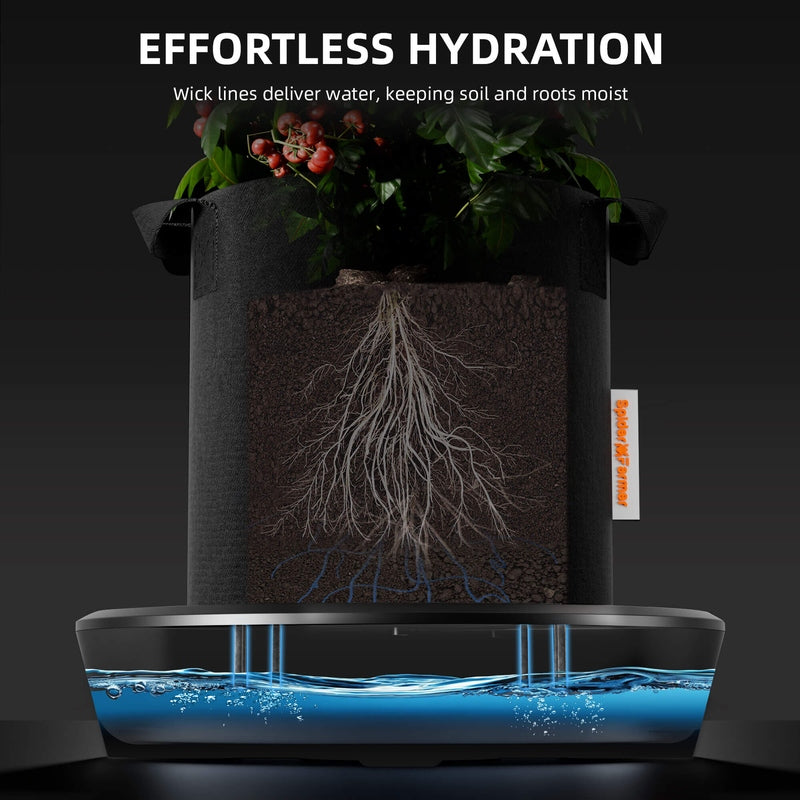 Spider Farmer 4 Pcs Spider Farmer 2 Self-watering System Kits For Use In Indoor Grow Tents, Greenhouses
