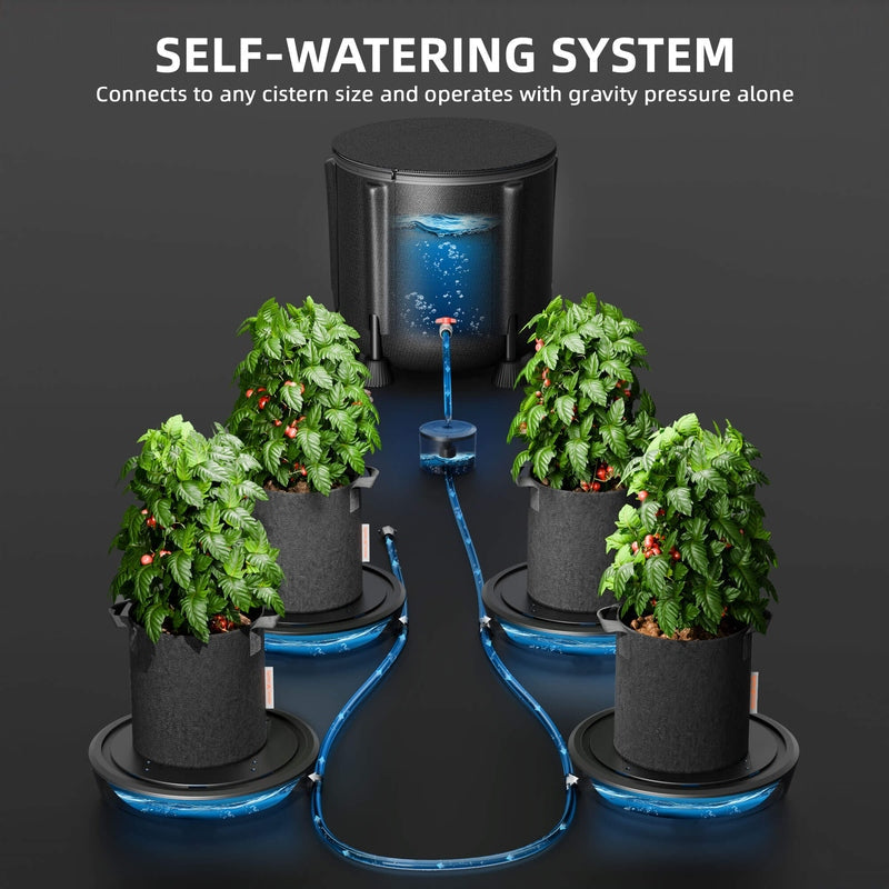 Spider Farmer 4 Pcs Spider Farmer 2 Self-watering System Kits For Use In Indoor Grow Tents, Greenhouses