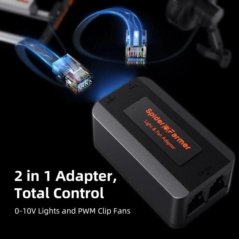 Spider Farmer p Kits, App-Based Smart ConSpider Farmer Genius Grow System AC5 Power Stritrols for Grow Room and Tent
