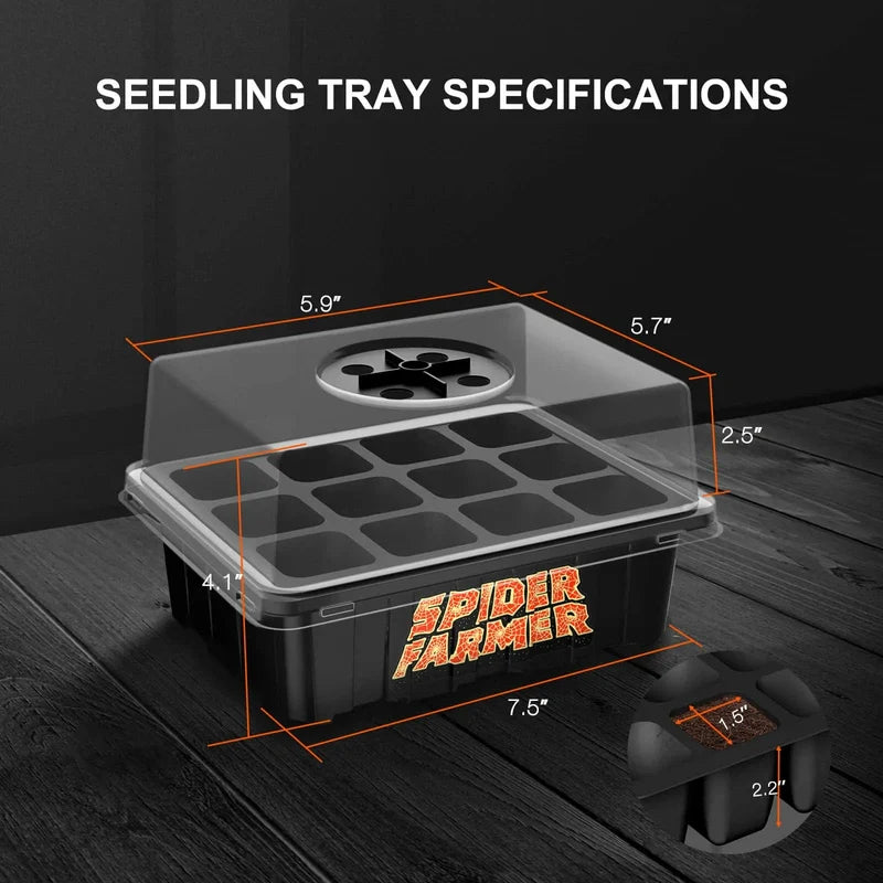 Spider Farmer 4 Pack Spider Farmer Seed Starter Trays Germination Tray