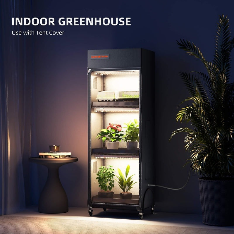 Spider Farmer 4 Tier Plant Stand With Grow Lights 54W , Plant Shelf W/ Tent for Indoor Plant / Greenhouse