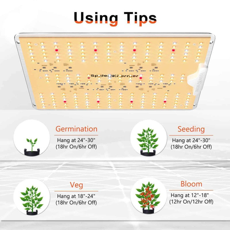 Spider Farmer SF-1000D LED Grow Light 100W
