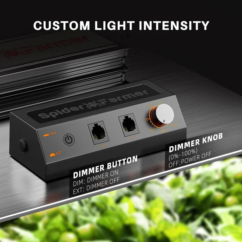 Spider Farmer SF-1000 EVO Complete Grow Tent Kit W/ Ventilation system / Speed Controller 2x2
