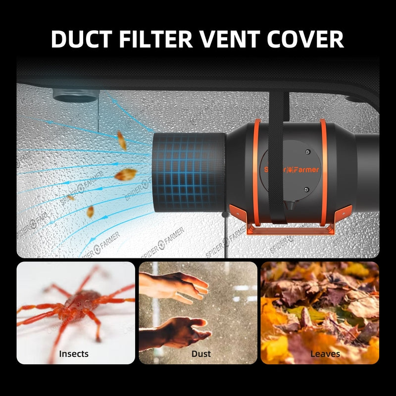 Spider Farmer SF-2000 EVO Complete Grow Tent Kit W/ Ventilation System / Speed Controller 2x4