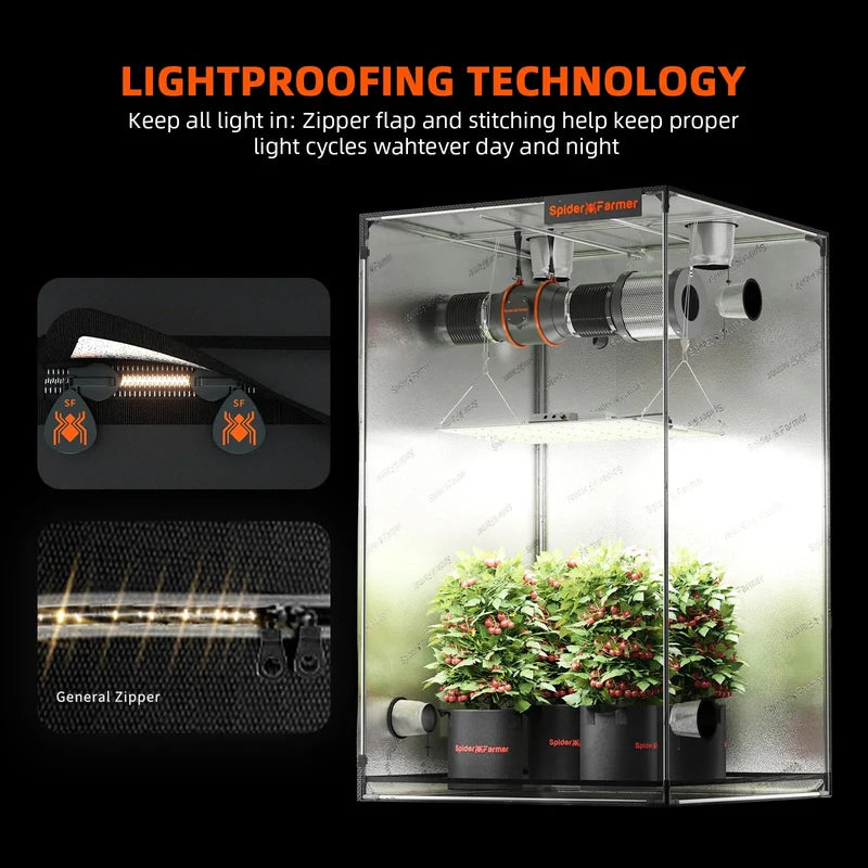 Spider Farmer SF-240cm x 240cm x 200cm Indoor Grow Tent 8x8