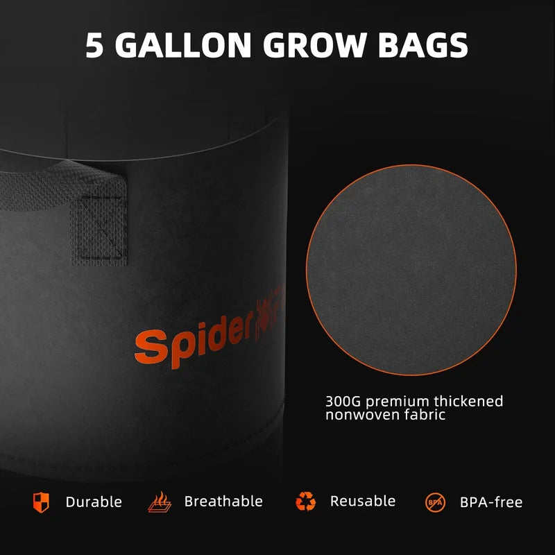 Spider Farmer SF-4000 EVO Complete Grow Tent Kit W/ Ventilation System / Speed Controller 4x4