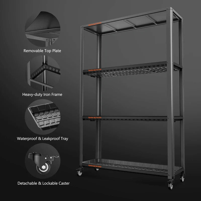 Spider Farmer SF-600 grow shelf 3 tier