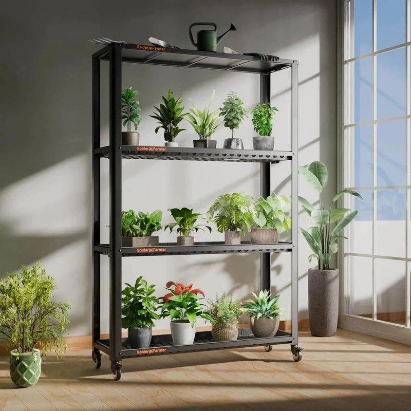 Spider Farmer SF-600 grow shelf 3 tier