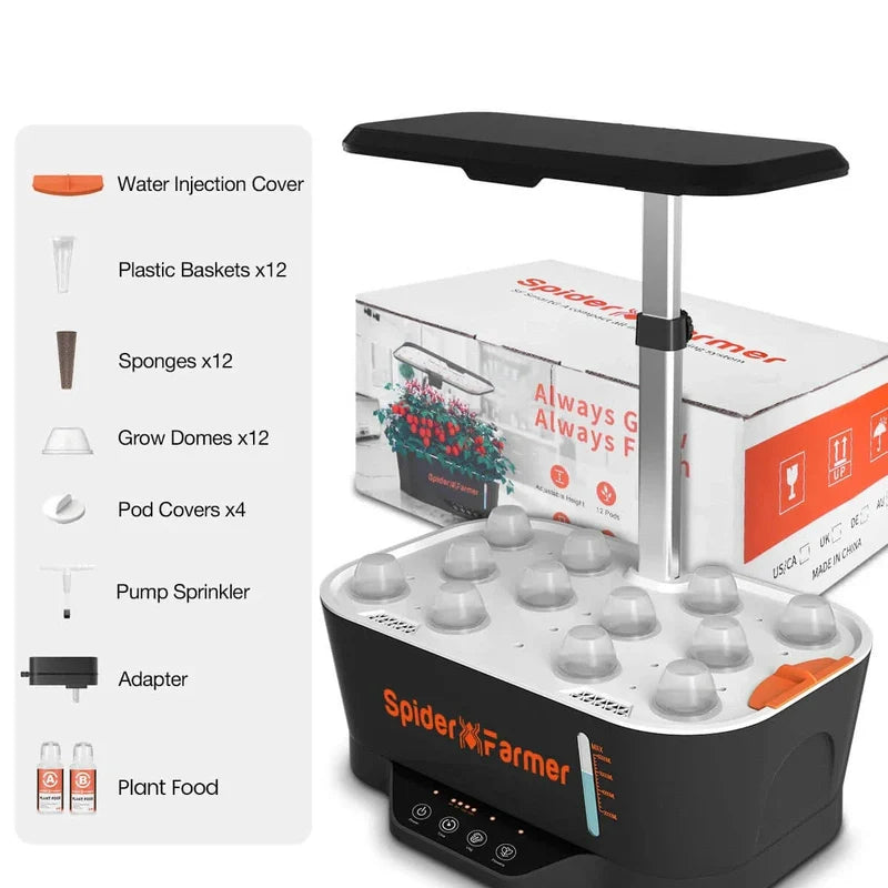 Spider Farmer SF-smartG12 Hydroponic Grow 36W