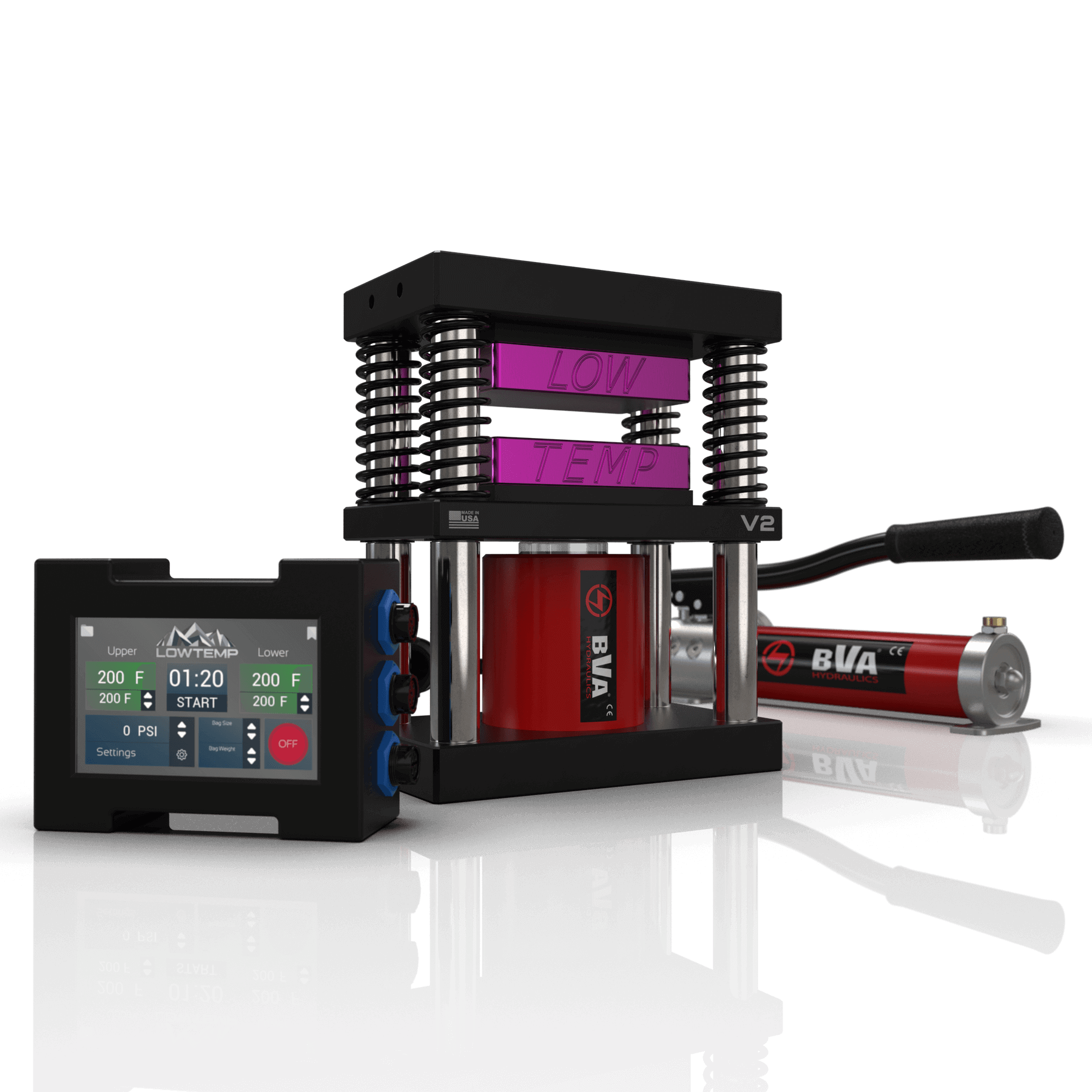 Lowtemp V2 Rosin Press Medusa System (4 Press)