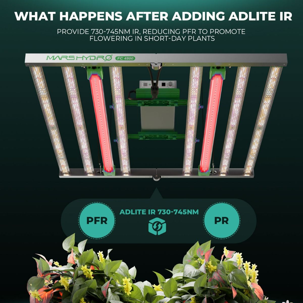 Mars Hydro Adlite UV30+IR15+Deep Red R30 Supplemental LED Grow Light Bars (3 x 2-pack)