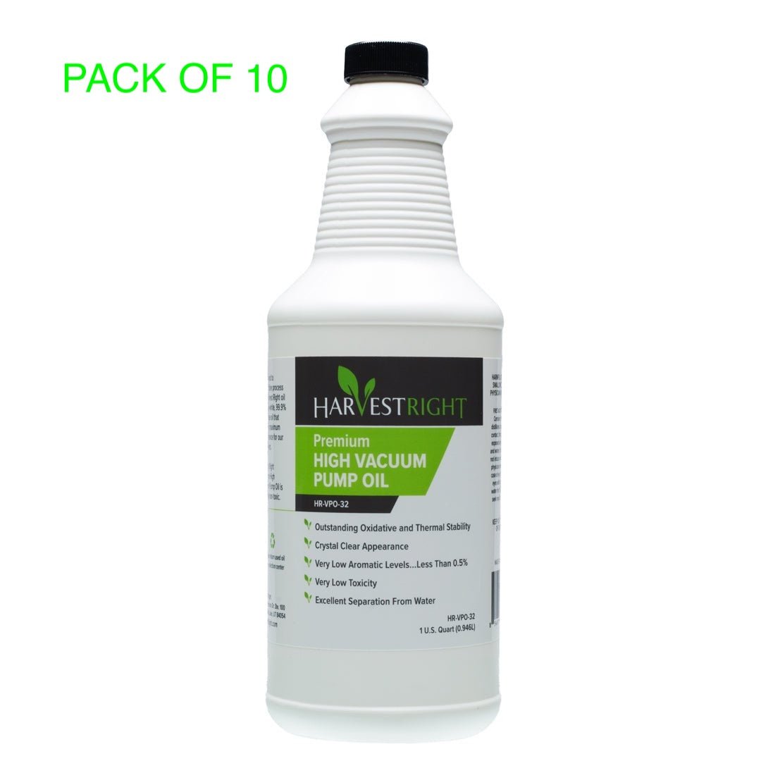 Harvest Right Vacuum Pump Oil 1 Quart (Pack of 3,5 or 10)
