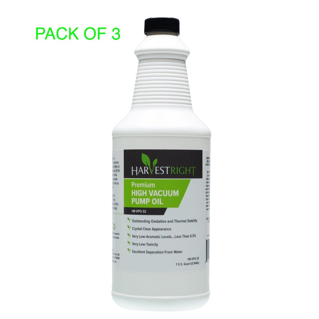 Harvest Right Vacuum Pump Oil 1 Quart (Pack of 3,5 or 10)